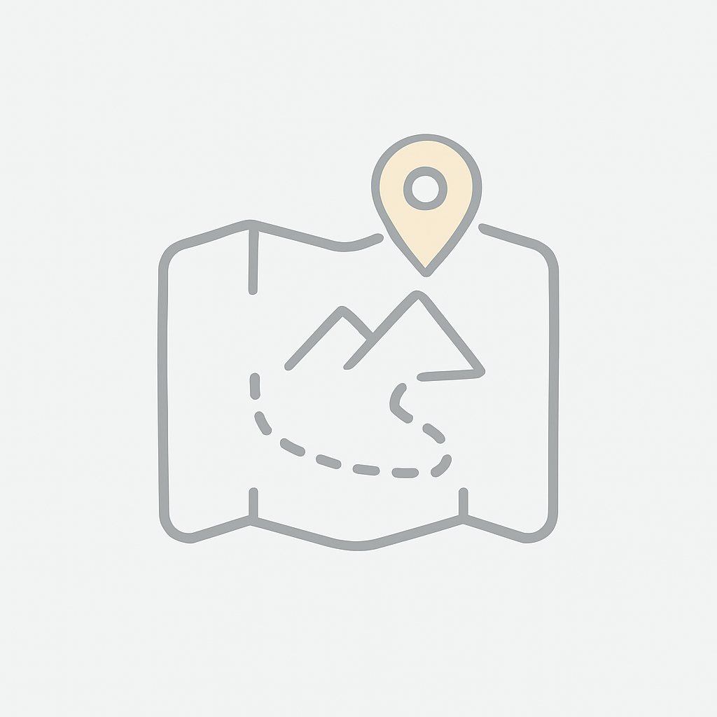 保存済みトレイルルート一覧のイメージ